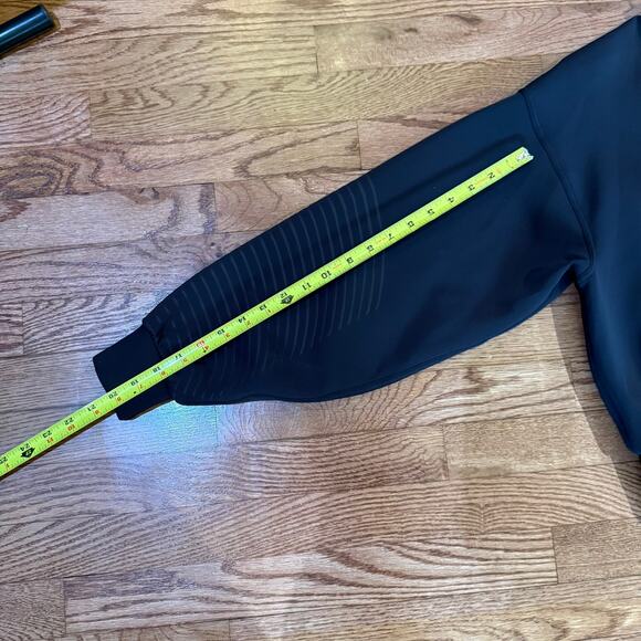 Lululemon Full Flourish Pullover AirWrap Spacer Navy Funnel Neck Sz 8 RARE - Picture 6 of 9